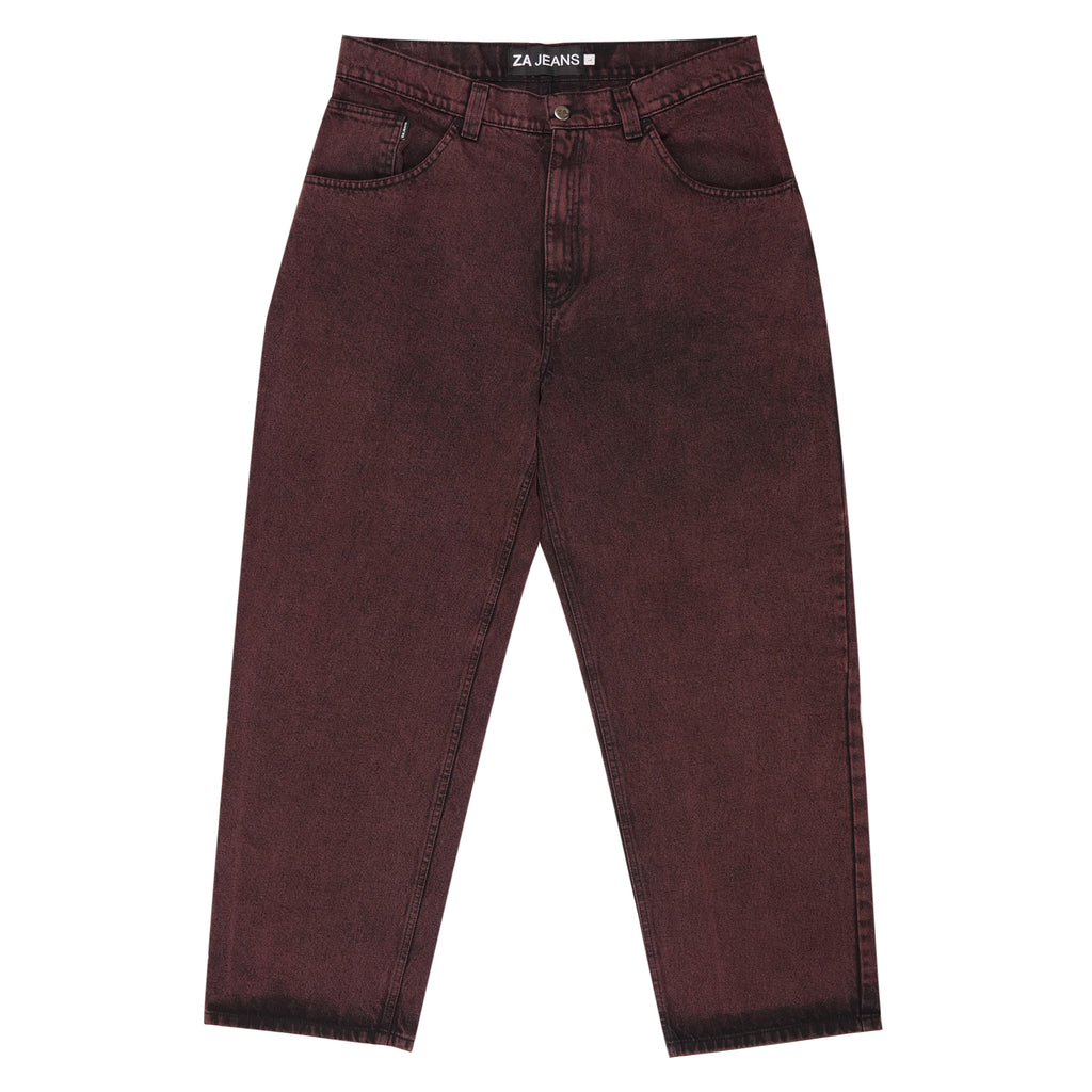 ZA_JEANS_BURGANDY_OVER_DYE_FRO ZA_JEANS_BURGANDY_OVER_DYE_FRO